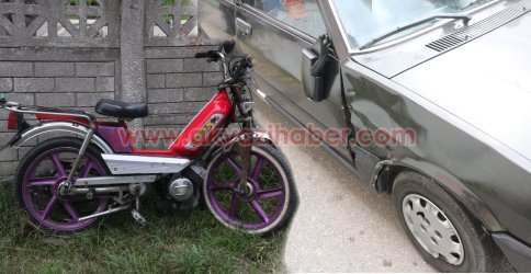 Motosiklet Sürücüsü Yaralandı
