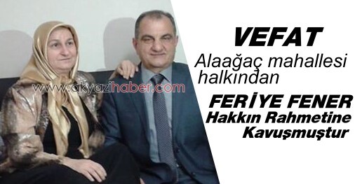 Vefat Feriye Fener