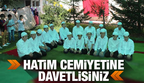 Hatim Cemiyetine Davet !!!