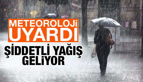 Şiddetli Yağış Uyarısı