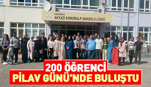 200 Öğrenci Pilav Gününde Buluştu