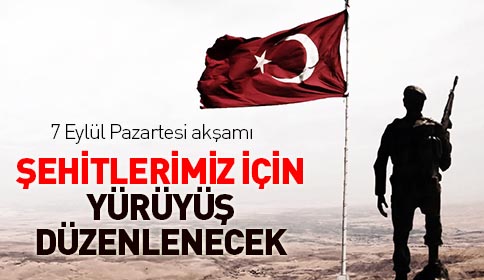 Şehitler İçin Konvoy Düzenlenecek