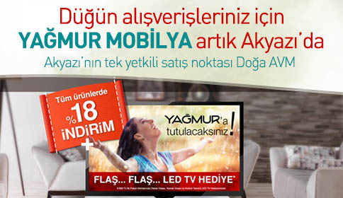 Yağmur Mobilya Artık Akyazı’da