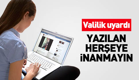 Sakarya Valiliği Uyardı