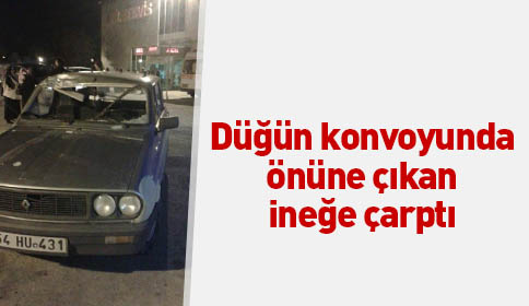 Düğün Konvoyunda Kaza Meydana Geldi