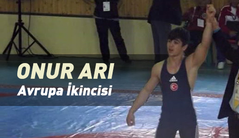 Onur Arı Gençlerde Avrupa İkincisi Oldu