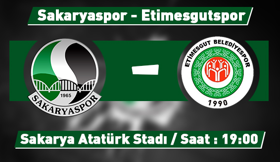 Kritik Maç Sakaryaspor - Etimesgut Belediyespor