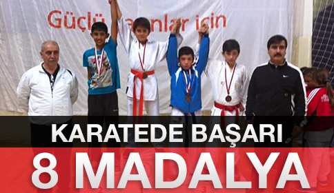 Karatede Başarı: 8 MADALYA