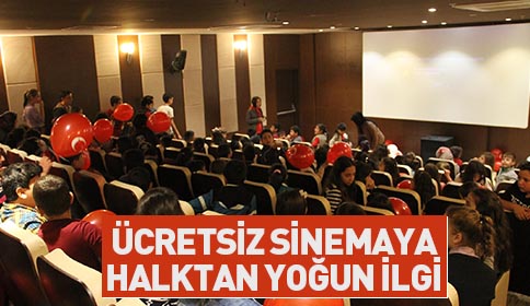 Ücretsiz Sinema Gösterimine Yoğun İlgi