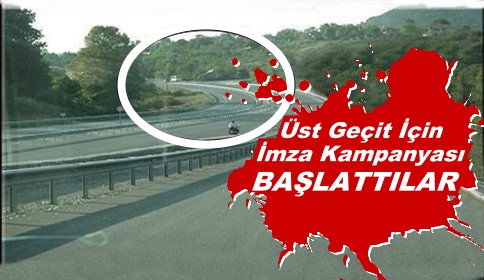 Kuzuluk Halkı Üst Geçit İçin İmza Topluyor !!!