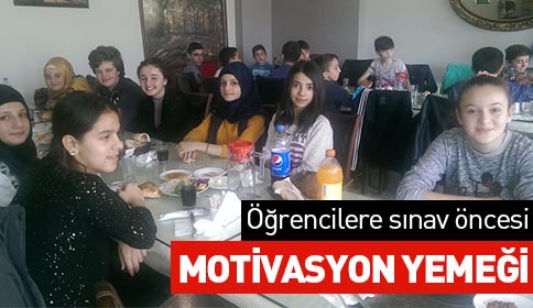 Öğrencilere Motivasyon yemeği