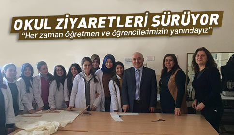 Özdemir Okul Ziyaretlerini Sürdürüyor