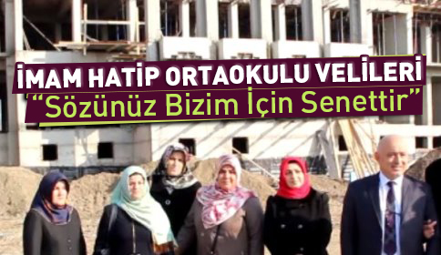 Akyazı Milli Eğitim Müdürü İmam Hatip Ortaokulu Velilerine Söz Verdi