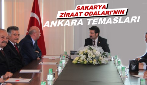 Sakarya Ziraat Odaları’nın Ankara temasları
