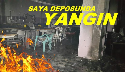 Saya Deposunda Yangın