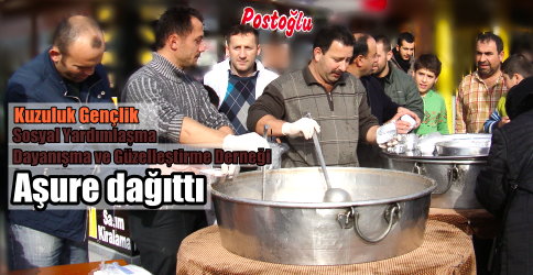 1000 Kişilik Aşure Dağıttılar