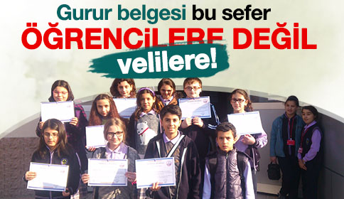 Madanoğlu Ortaokulu’ndan Velilere Gurur Belgesi
