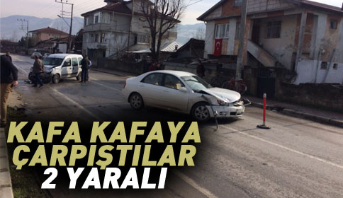 Kafa Kafaya Çarpıştılar 2 Yaralı