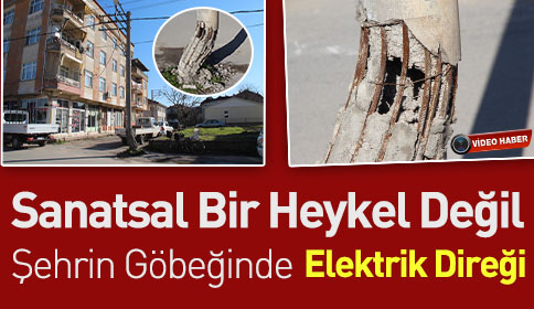 Elektrik Direği Tehlike Saçıyor.
