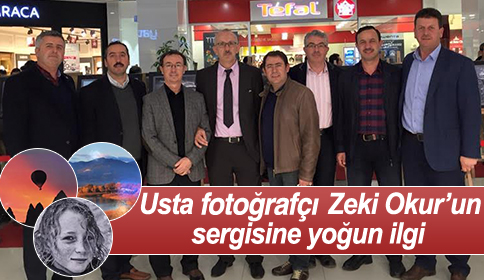 Usta Fotoğrafçı Zeki Okur’un sergisine Yoğun ilgi