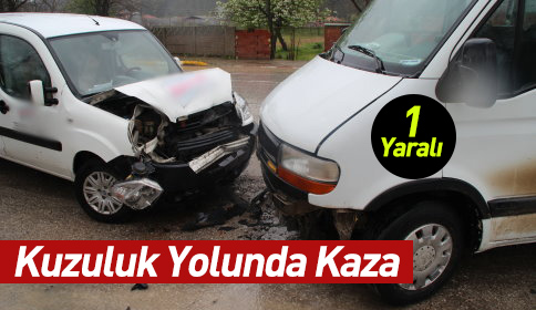Kuzuluk Yolunda Kaza 1 Yaralı