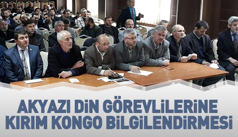 Akyazı Din Görevlilerine Kırım Kongo Bilgilendirmesi