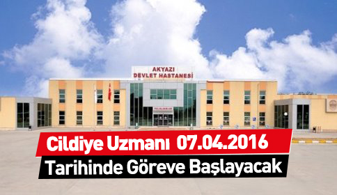 Akyazı Devlet Hastanesinden Duyuru