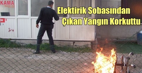 Yangına İlk müdahaleyi Polis Yaptı