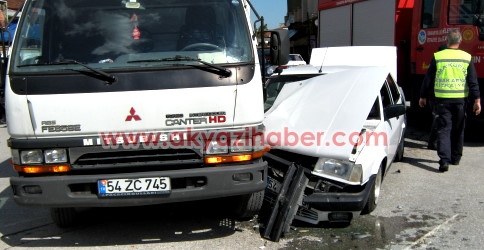 Mudurnu Caddesinde Kaza 1 Yaralı