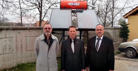 Yeni Yapılan Okul Çeşmesine Güneş Enerjisi