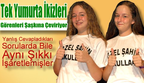 Yanlış yaptıkları sorular bile aynı!