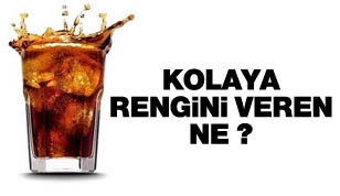 Kolaya rengini veren ne?