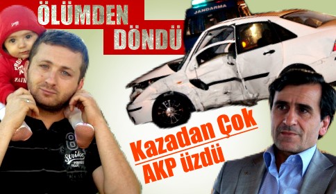 Geçirdiği kazadan çok gönül verdiği partinin geçmiş olsuna gelmemesi üzdü