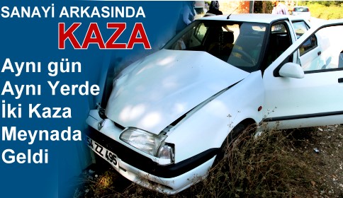 Akyazı küçük sanayi sitesi arkasında kaza 1 kişi yaralandı 