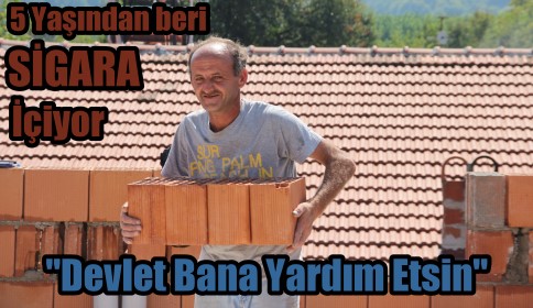 5 yaşından beri sigara içiyor!