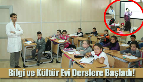 Bilgi ve Kültür Evinde Ders!