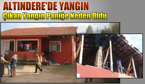 Akyazı Altındere Beldesi Osmanağa mahesinde yangın çıktı