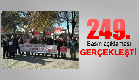 249. Basın Açıklamasında Beraberiz 