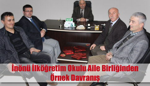İnönü İlköğretim Okulu Aile Birliğinden Örnek Davranış 