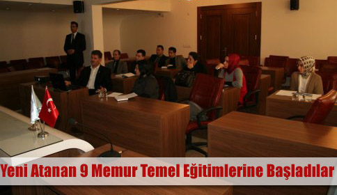 Akyazı Belediyesi Aday Memurları Eğitimlerine Başladı.