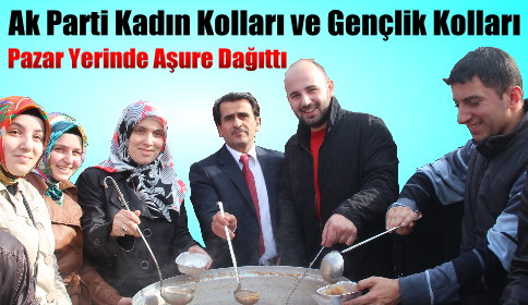 Ak Parti Kadın Kolları ve Gençlik Kollarından Aşure İkramı