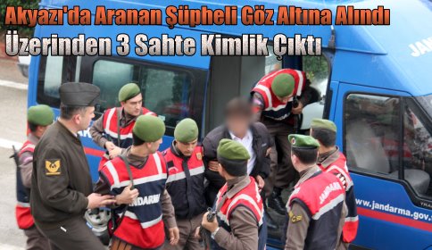 Şüpheli Göz Altına Alındı.
