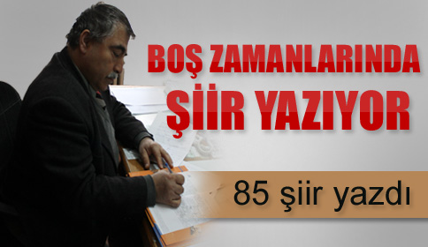 Santral Şefi Boş Zamanlarını Şiir Yazarak Değerlendiriyor