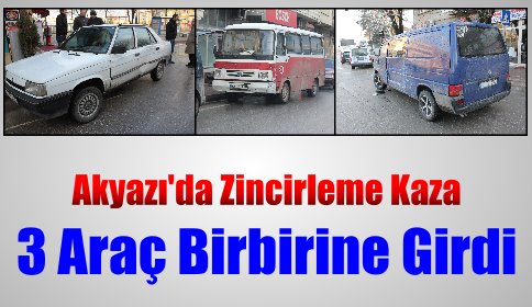İlçe Merkezinde Zincirleme Kaza