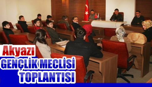Akyazı Belediyesi Gençlik Meclisi Mart Ayı Toplantısını gerçekleştirdi!