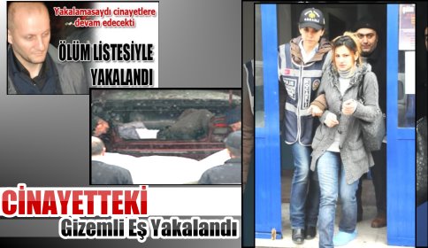 Cinayetteki Gizemli Eşte Tutuklandı