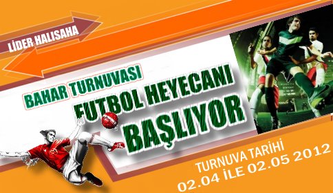 Lider Halı Sahada Bahar Turnuvası Başlıyor