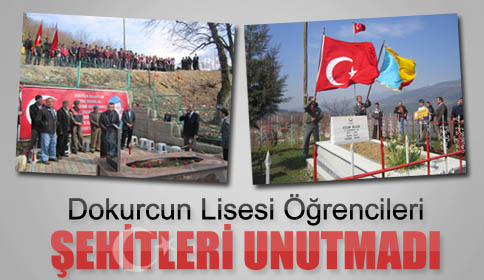 Dokurcun Lisesi Öğrencileri Şehitleri Unutmadı!