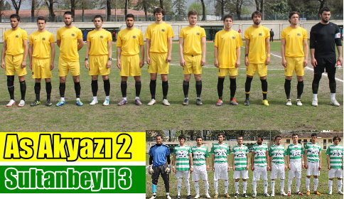 As Akyazı spor Sultanbeyli spor’a 3-2 mağlup oldu.