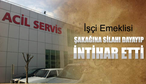 Şakağına Dayadığı Silahla İntihar Etti!